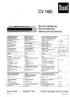 Dual CV-1180-Service-Manual 